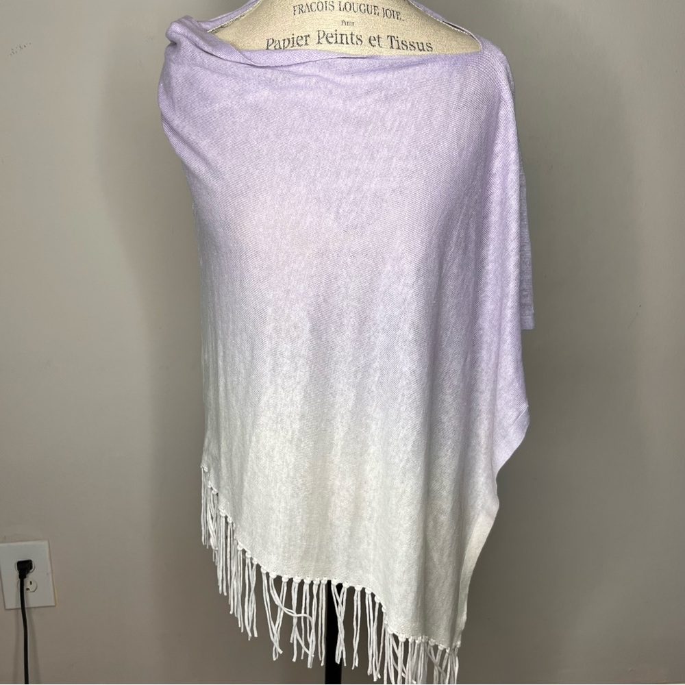 Lilly Pulitzer - Marin Ombré Sweater Wrap in Lilac